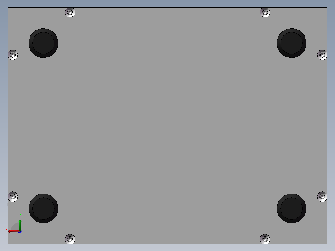功能测试治具后视图