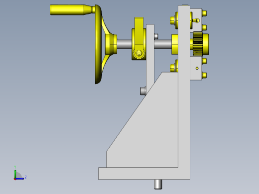 同步宽度传感器换装装置左视缩略图
