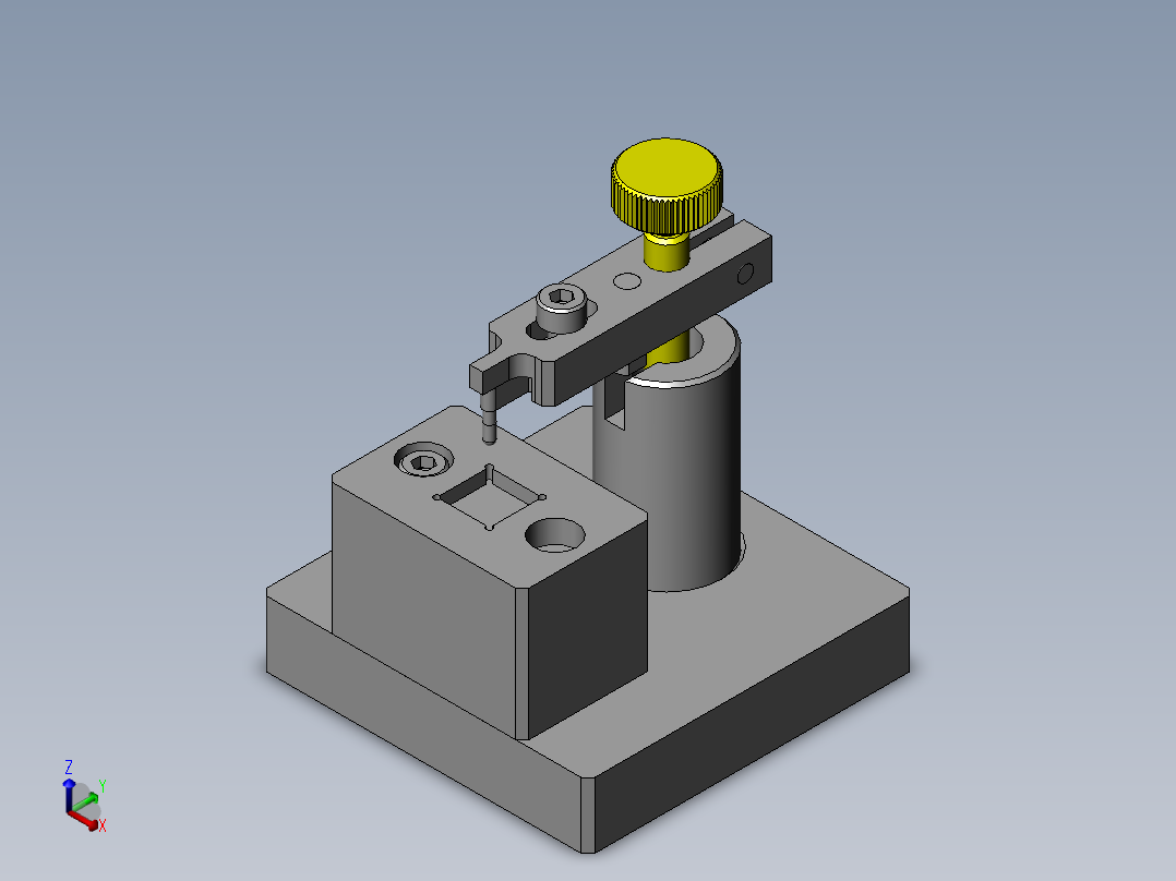 微小零件的按压夹具