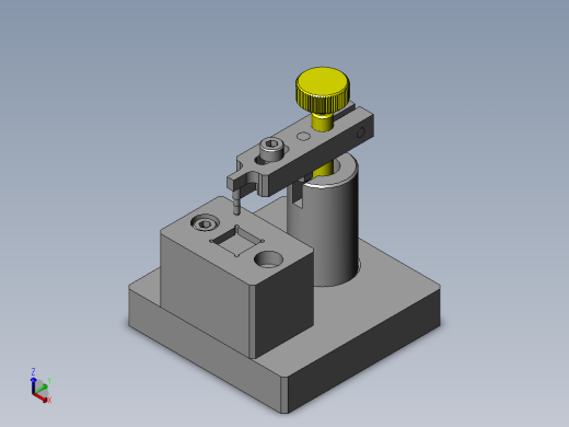 微小零件的按压夹具