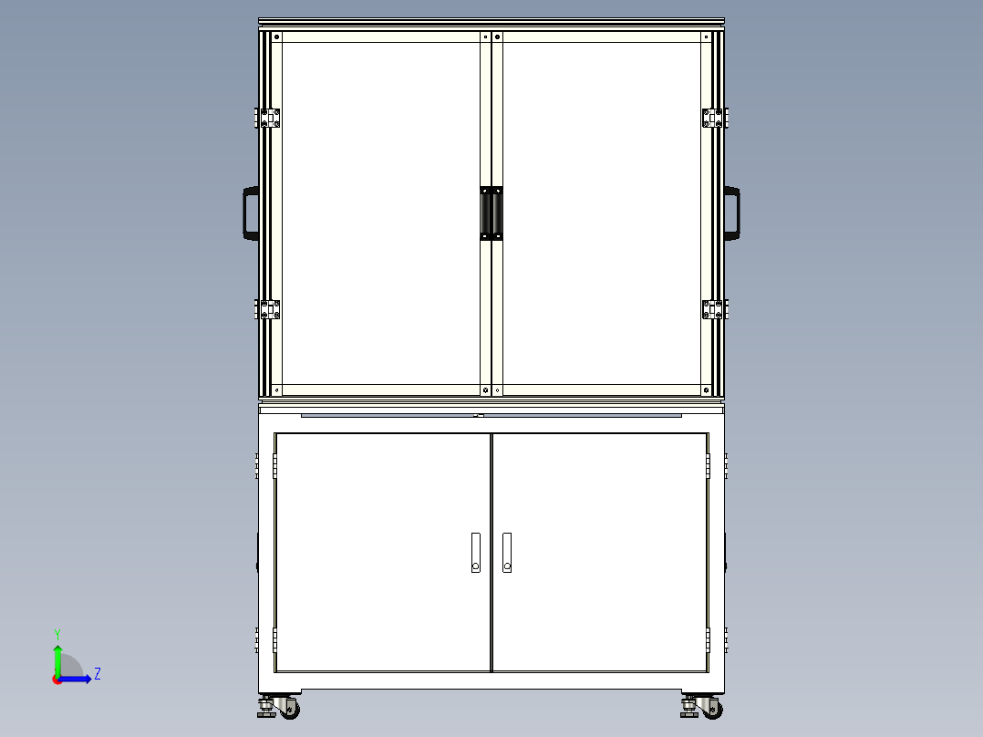 电感测试机左视图