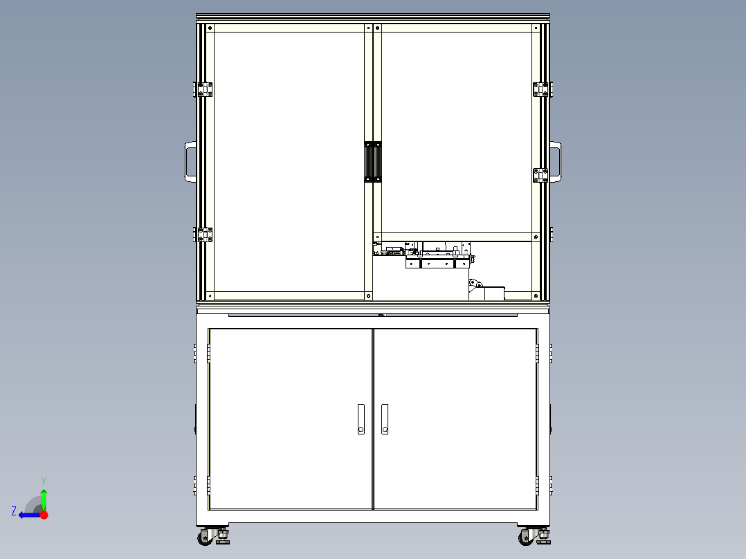 电感测试机右视图