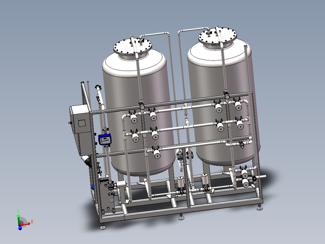 水处理模块之多介质&活性炭模块