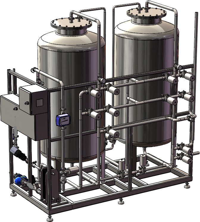 水处理模块之多介质&活性炭模块