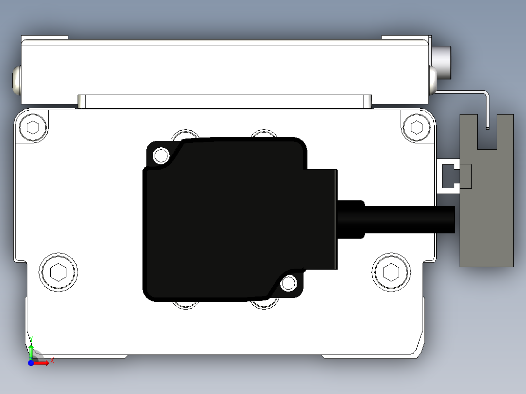 Toyo东佑达直线模组-ECH12-650-BC-100W+煞車前视图