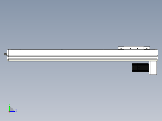 Toyo东佑达直线模组-ECH17-750-BM-400W左视缩略图