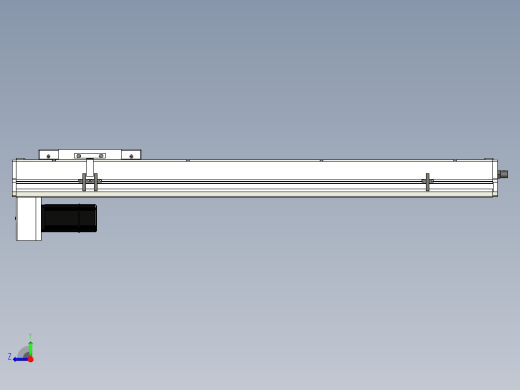 Toyo东佑达直线模组-ECH17-750-BM-400W右视缩略图