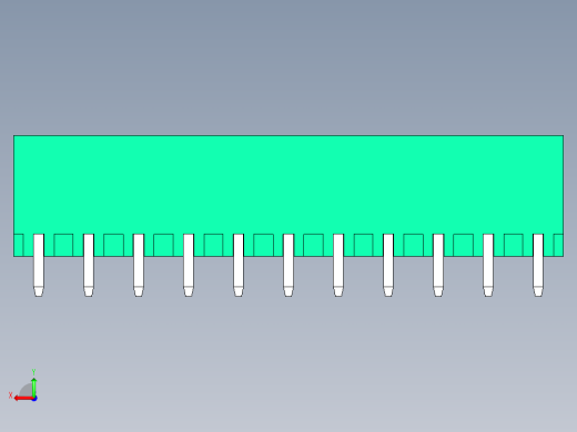 DEGSON 2EDG 系列 5.0mm 可插拔接线端子组-2EDGV-5.0-11P-14-00AH后视缩略图