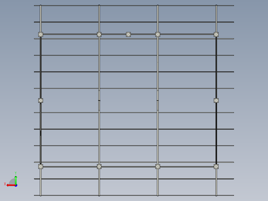 机库棚12x16米左视图