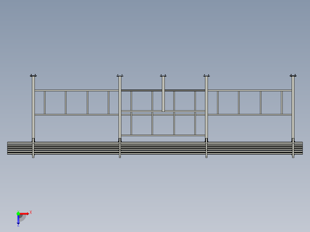机库棚12x16米俯视图
