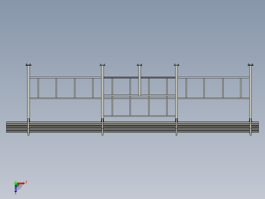 机库棚12x16米俯视缩略图