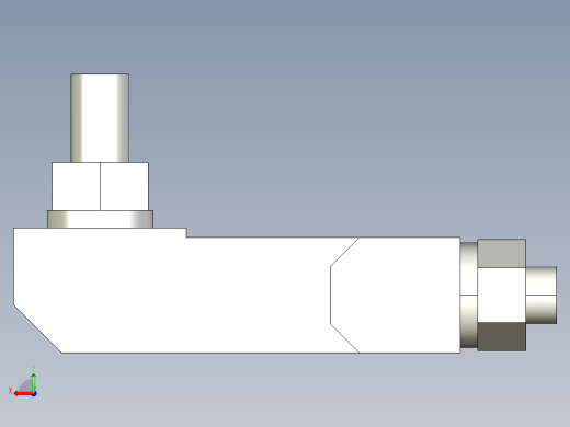 方型鉸鏈SQH,SQS(B)-3D多系列多零件图纸模型后视缩略图
