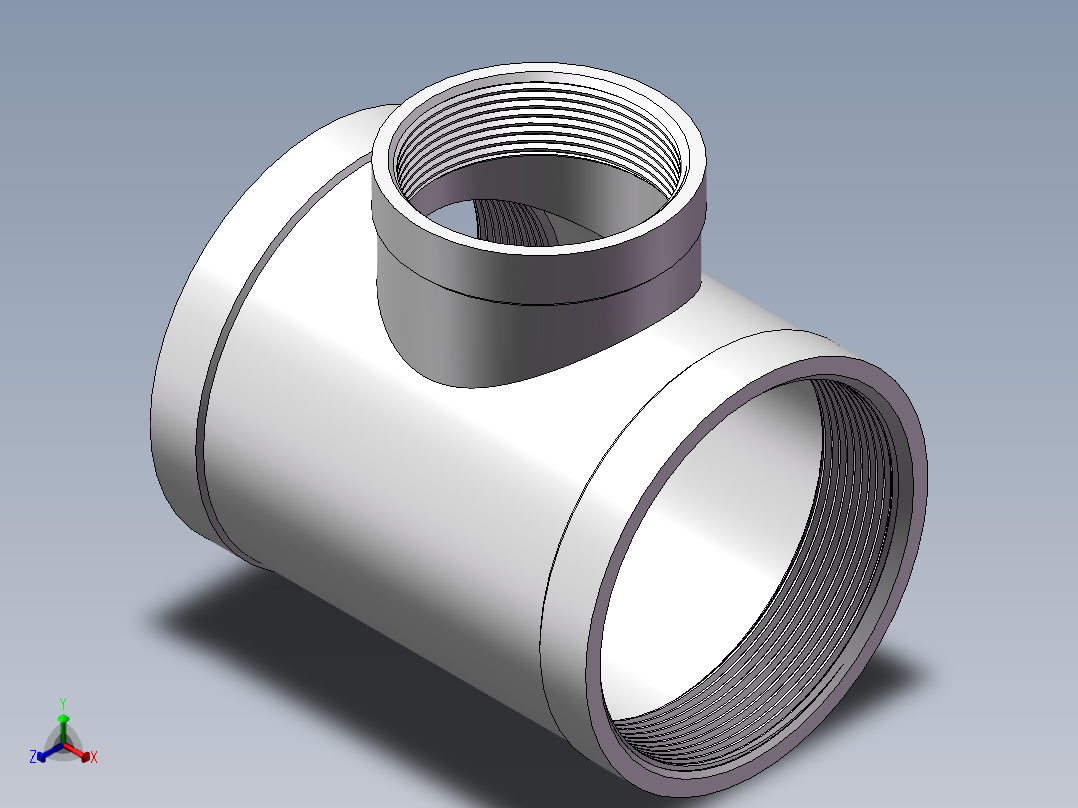三通-异径 DN80-DN50