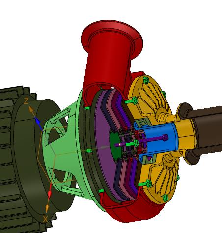 电动机驱动特斯拉涡轮泵