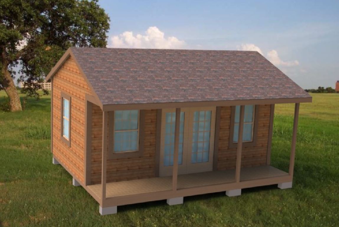 16x20小屋门廊
