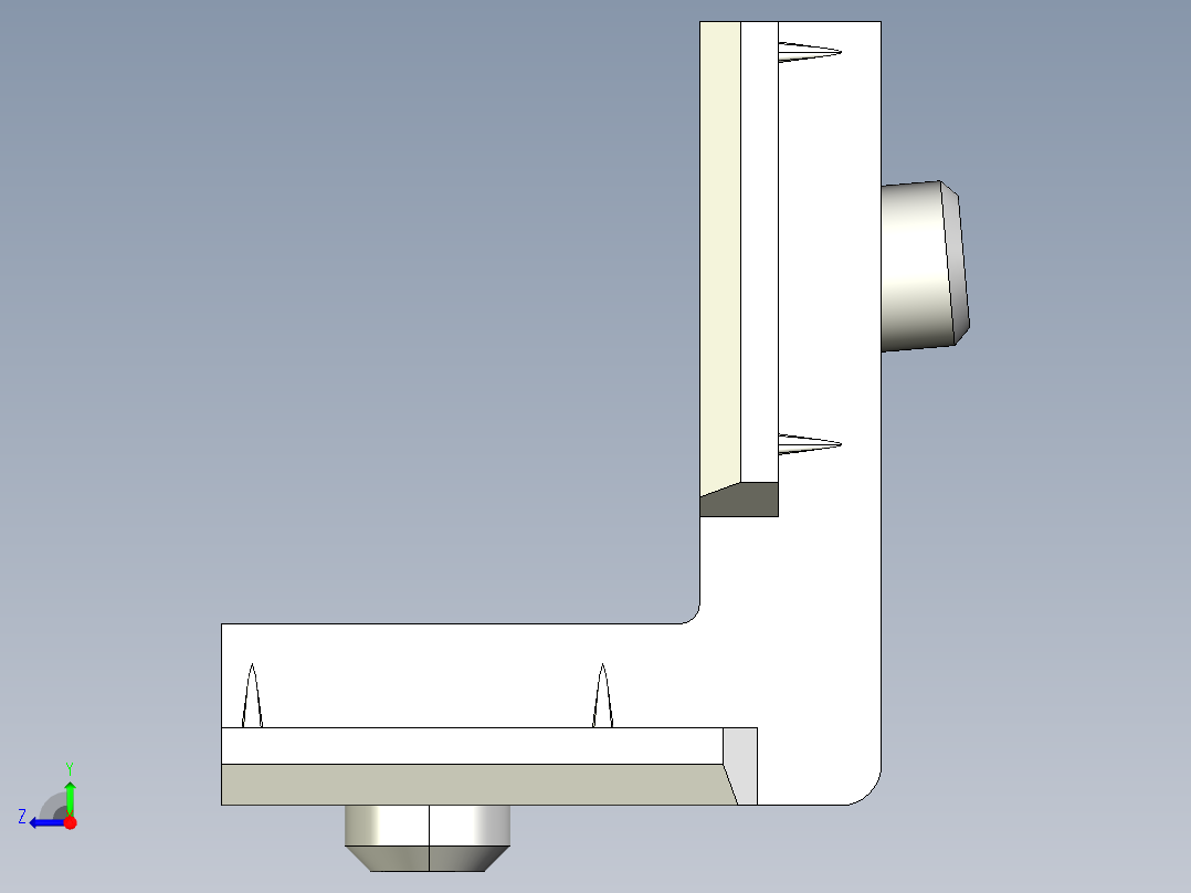 型材-BR 10-10 INNER BRACKET KJN535572右视图