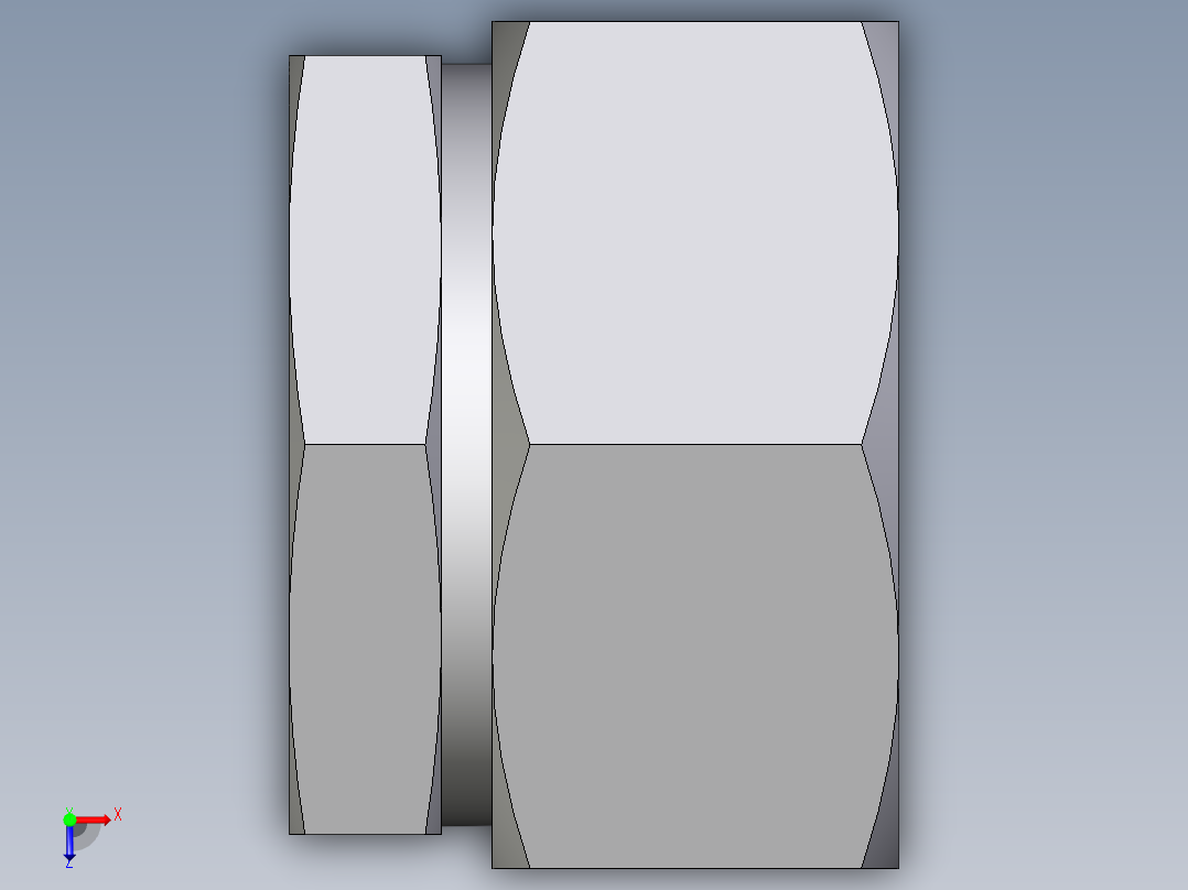 卡套式工业通用硬管接头EO_Blanking_plug_for_tube_ends_ROV35ZL71俯视图