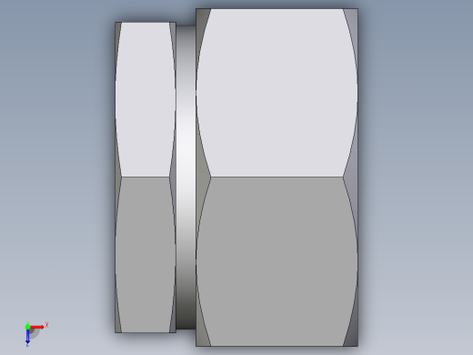 卡套式工业通用硬管接头EO_Blanking_plug_for_tube_ends_ROV35ZL71俯视缩略图
