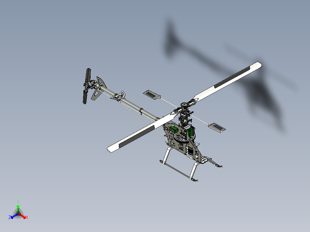 亚拓500直升机模型