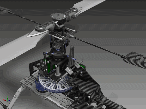 亚拓500直升机模型