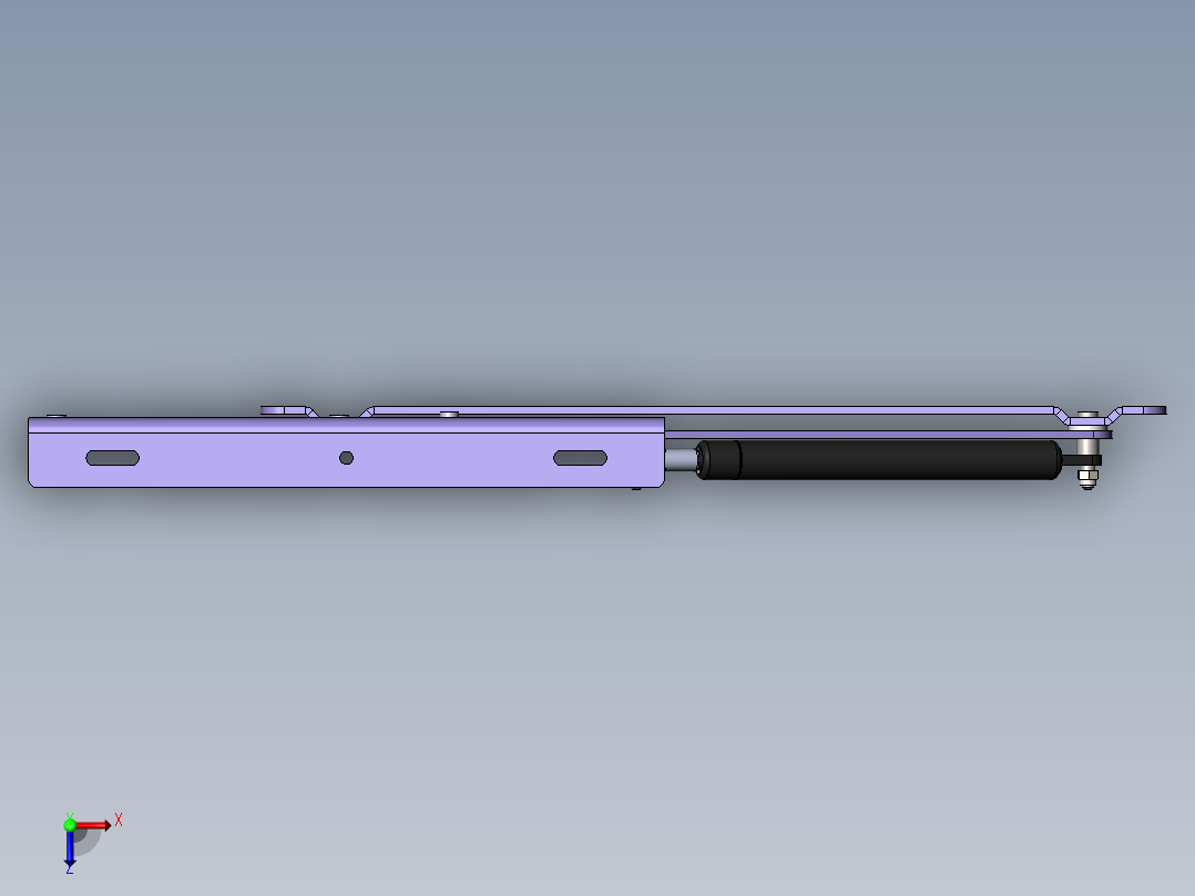 沙发转换机构俯视图