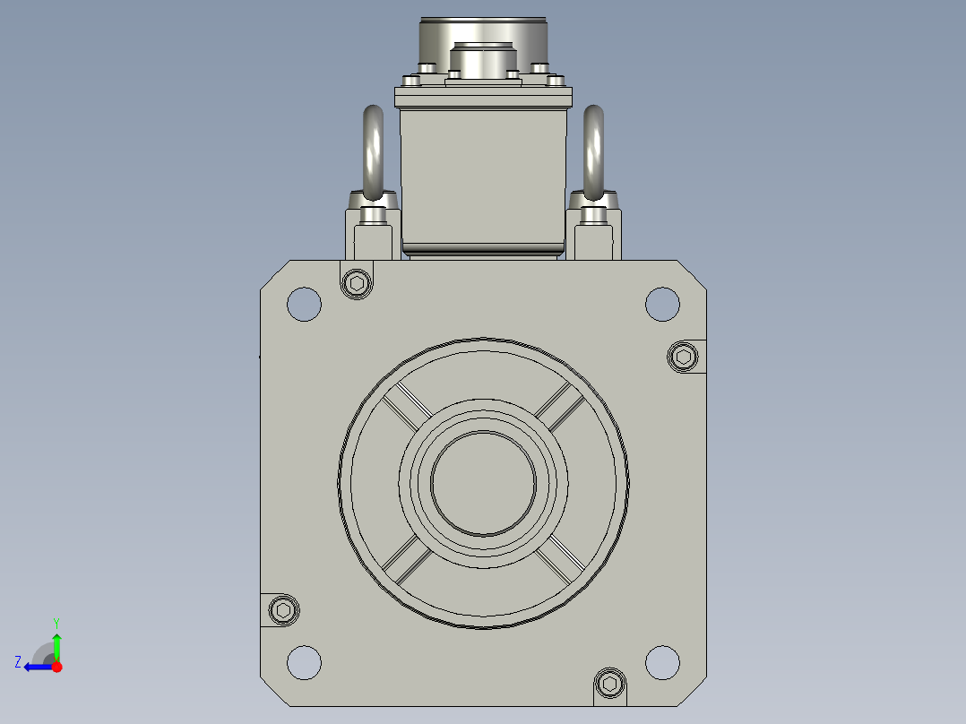 7500W MHME伺服马达右视图