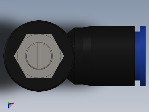 Ø10 x 1-4 - CONTROLE DE FLUXO 90° BANJO (C0K511028)俯视缩略图
