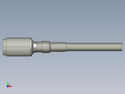 基恩士CA-R20cable_kc图纸模型前视缩略图