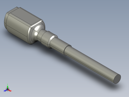 基恩士CA-R20cable_kc图纸模型正等轴测缩略图