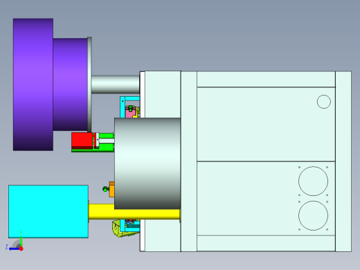 自动铆接螺丝螺帽C型环的机器右视缩略图