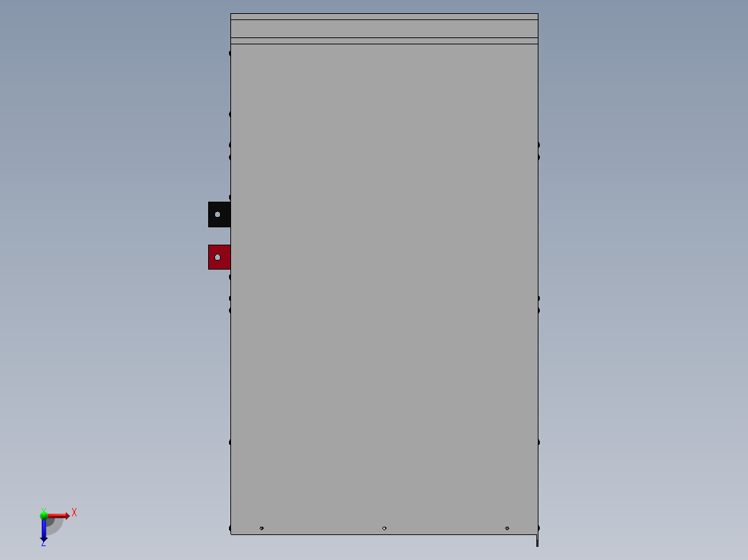 整流模块柜sw16可编辑俯视图
