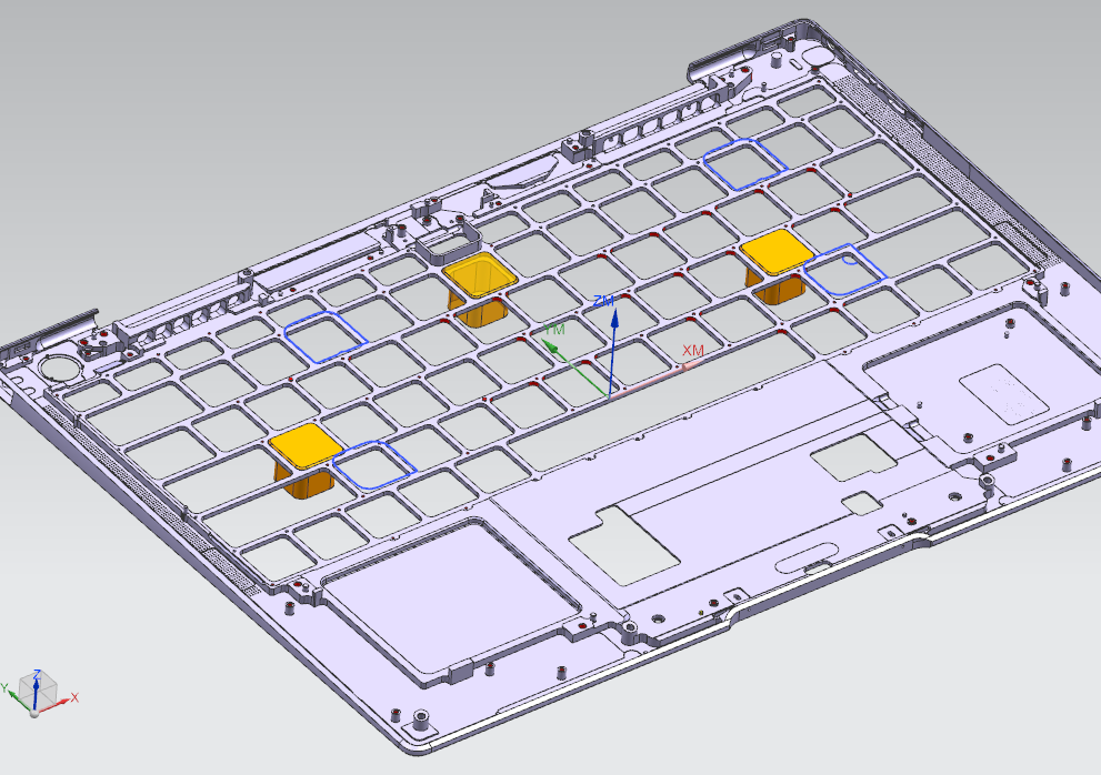 笔记本C壳攻牙程序模型
