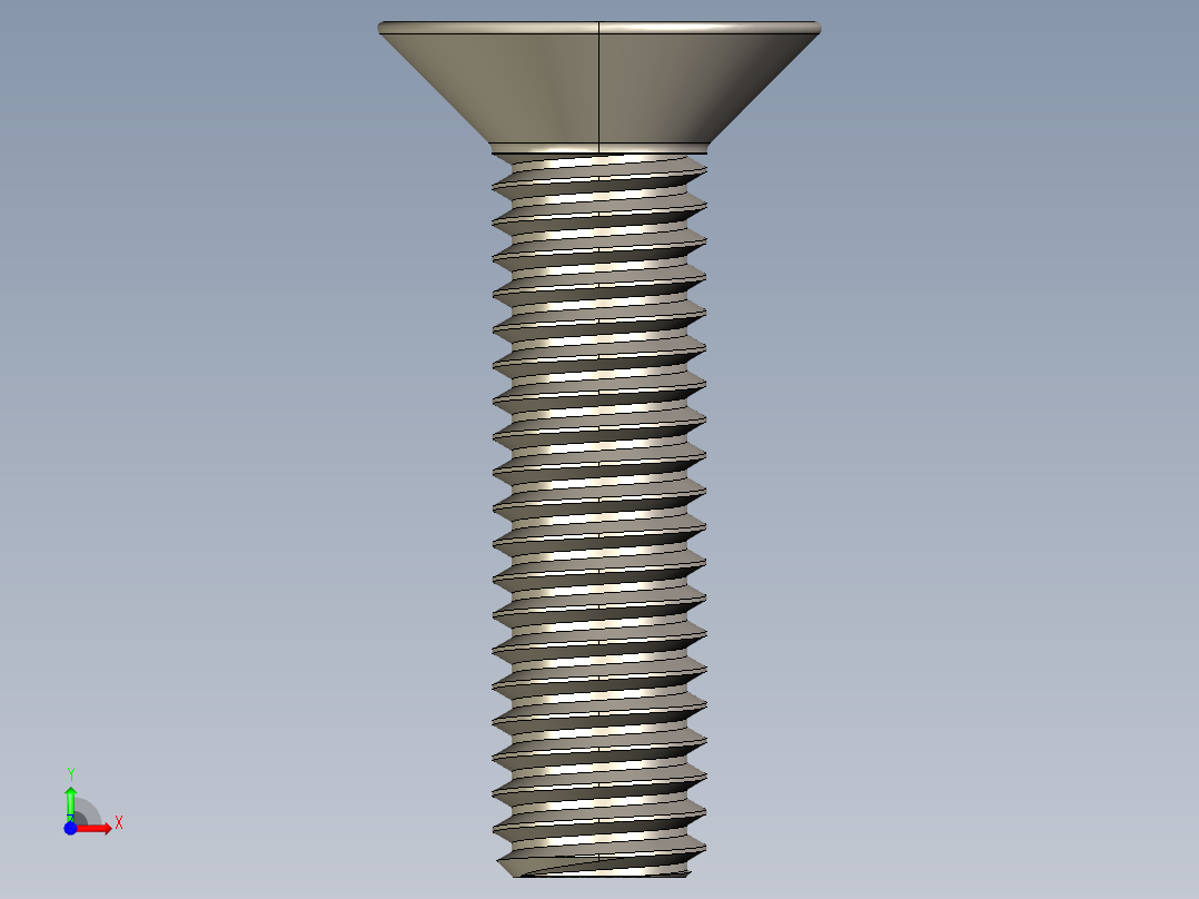 Screw_ISO_10642_M3x12_A2.STEP前视图