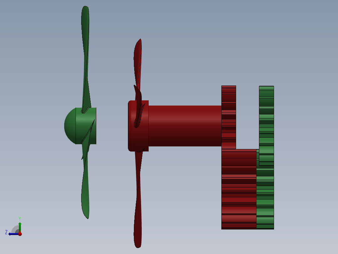 螺旋桨(24)右视图