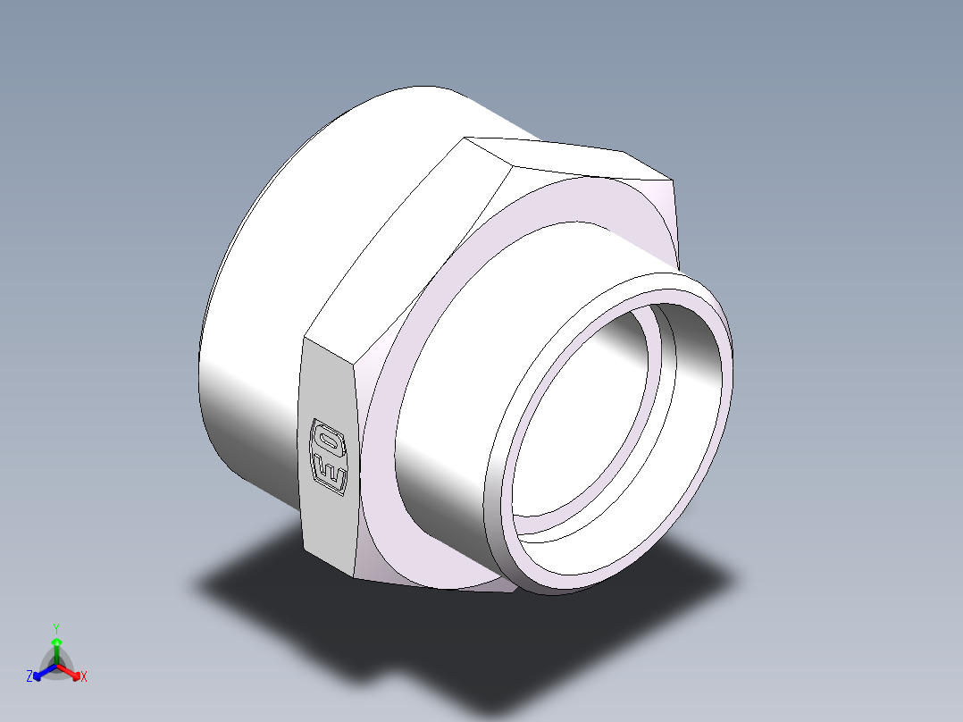 直通变径-GR、1C-36-45主视图
