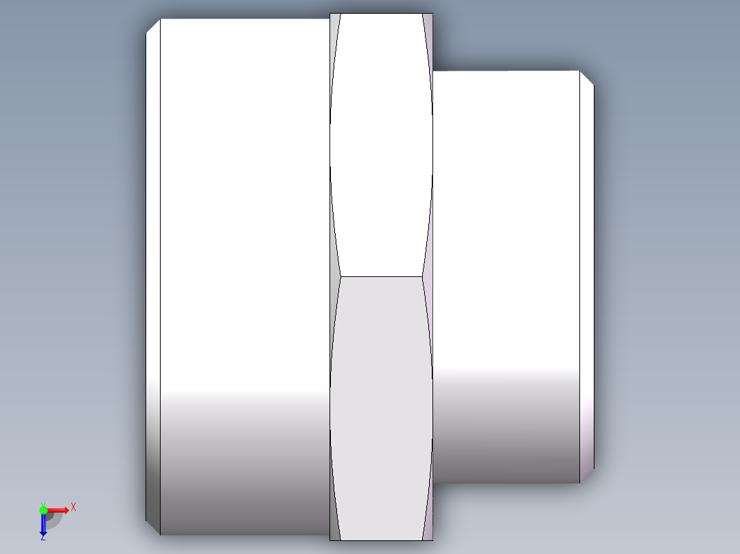 直通变径-GR、1C-36-45俯视图