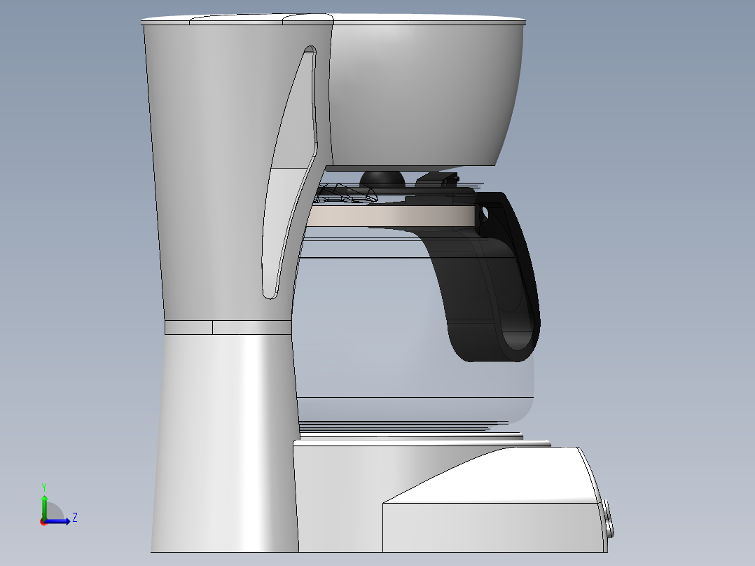 咖啡机(27)左视图