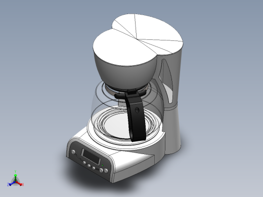 咖啡机(27)正等轴测缩略图