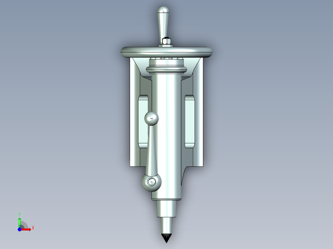 B2005145-车床尾座前视图