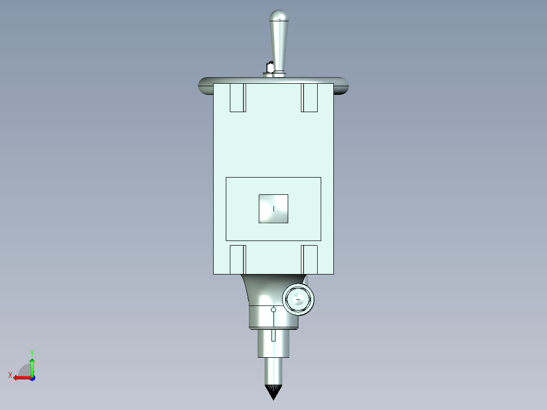 B2005145-车床尾座后视图