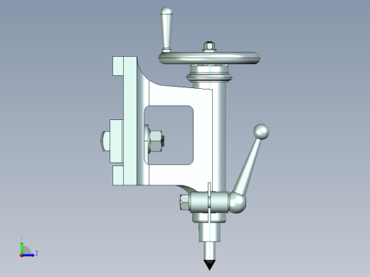 B2005145-车床尾座左视缩略图