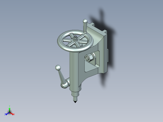 B2005145-车床尾座正等轴测缩略图