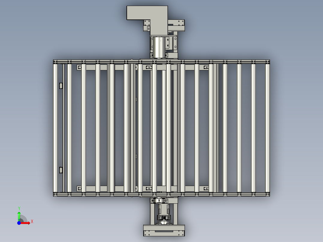 HX2115-02-06-00翻转台行走前视图