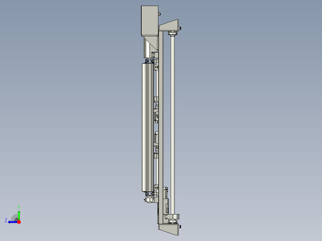 HX2115-02-06-00翻转台行走右视图