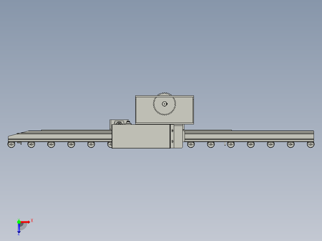HX2115-02-06-00翻转台行走俯视图