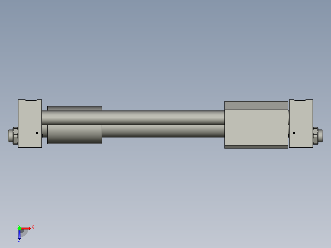 热风干设备-RMT25X200俯视图