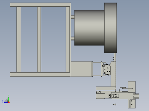 旋转坡道出料与检测总成右视缩略图