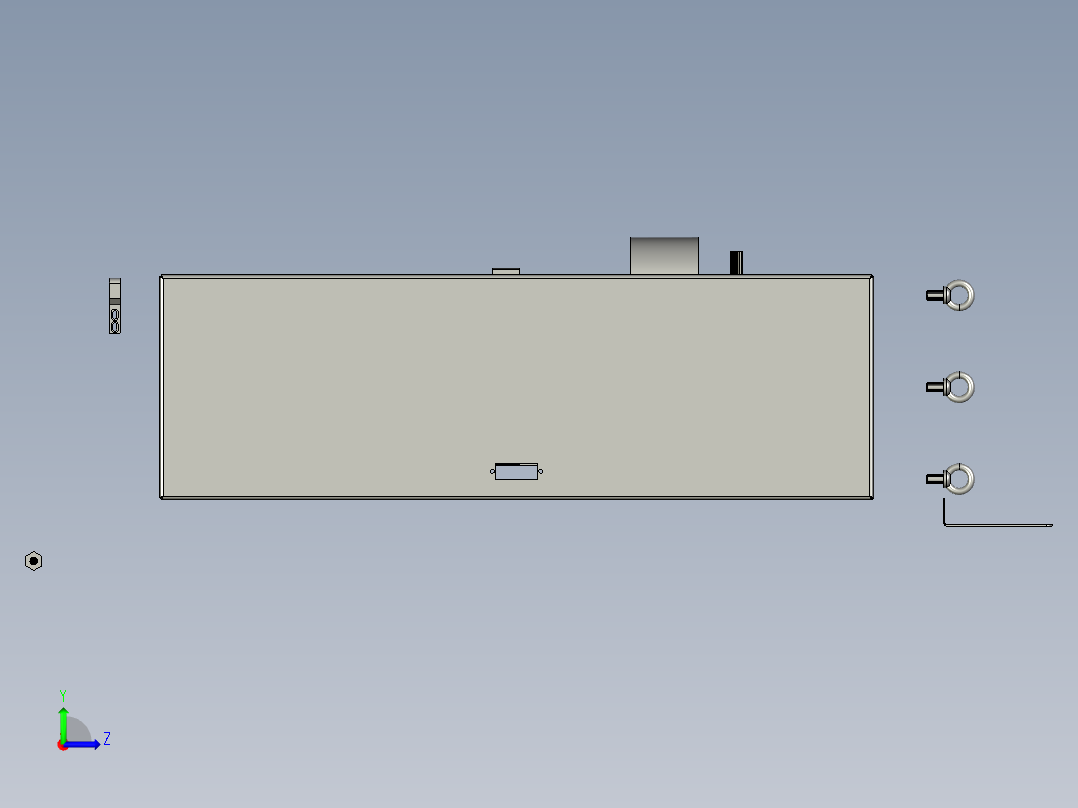 WH交流焊机左视图