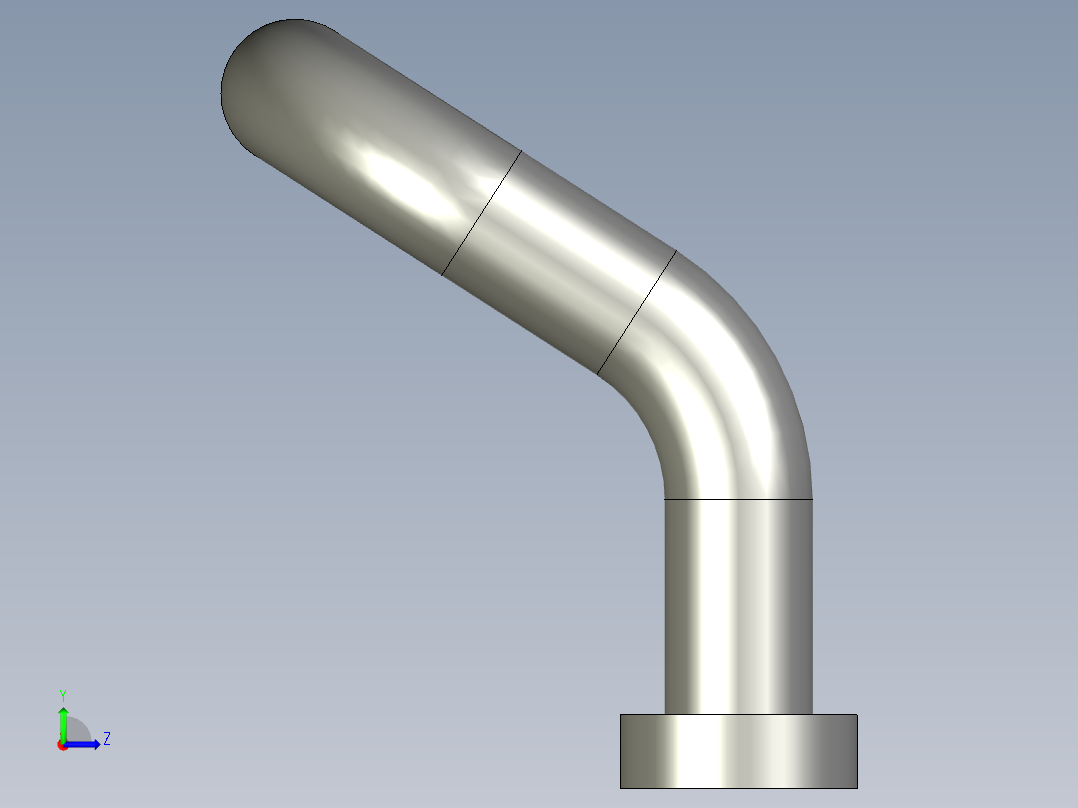 门拉手UHFNGG100-G左视图