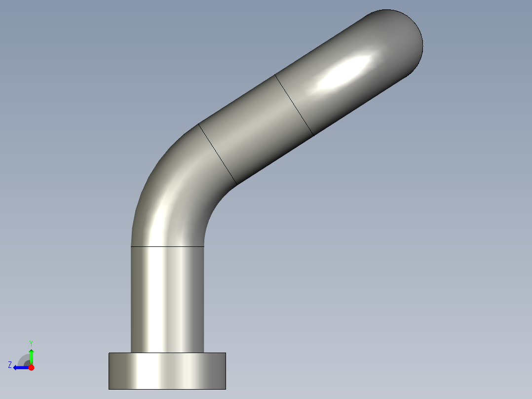 门拉手UHFNGG100-G右视图